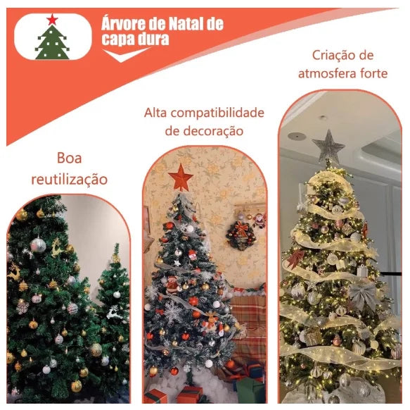 Árvore de Natal Premium Verde – 120/150/180cm