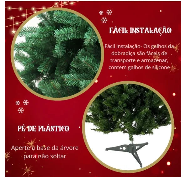 Árvore de Natal Premium Verde – 120/150/180cm