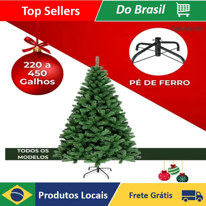 Árvore de Natal Premium Verde – 120/150/180cm